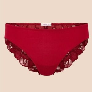 Red Adore Me Lace Bikini Underwear Extra Large